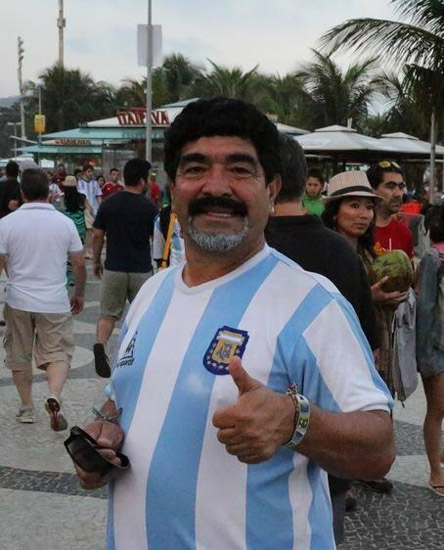 عکس/ همتای مارادونا در برزیل