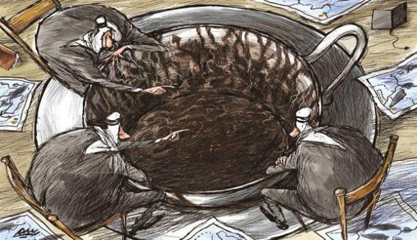 کاریکاتور/ اعراب و بحران‌های بین منطقه‌ای