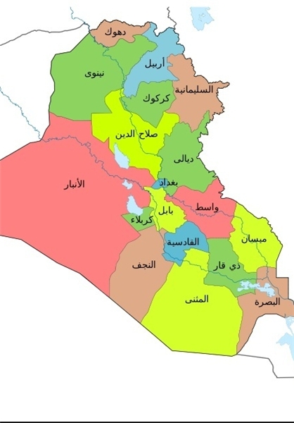 مناطق‌تحت‌اشغال تکفیری‌هادرعراق+نقشه