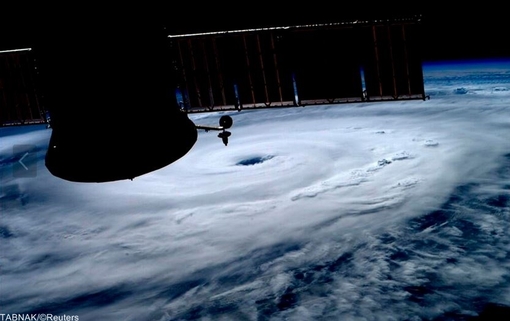 عکس/ تصویری زیبا از توفان آرتور