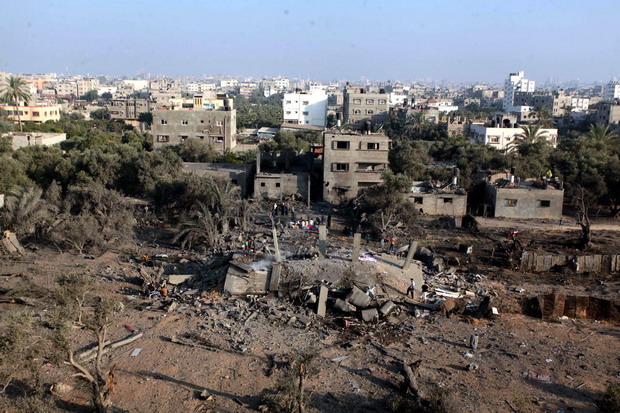 تصاویر/ غزه، زیر آتش صهیونیست‌ها