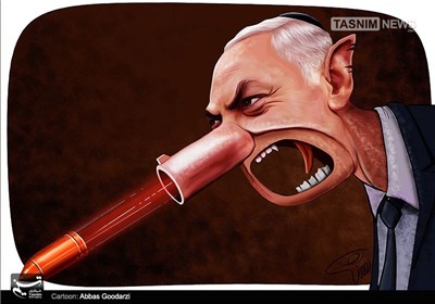 کاریکاتور/ نتانیاهوی آدم کش!