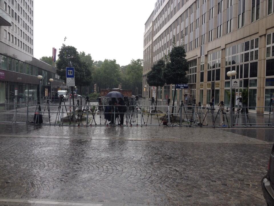 عکس/ بارش شدید باران در وین عکس/ بارش شدید باران در وین