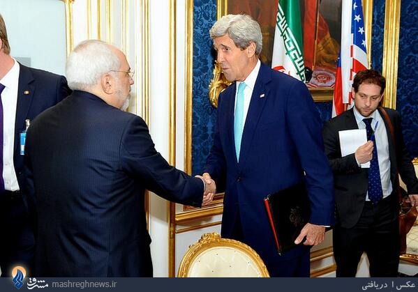 تصاویر/ دیدار ظریف و جان کری