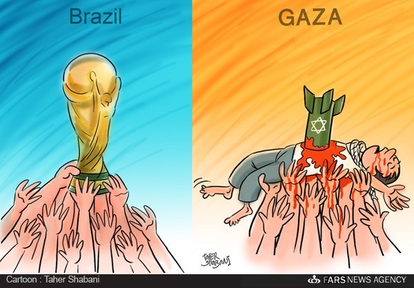 کاریکاتور/ کاپ قهرمانی در غزه!