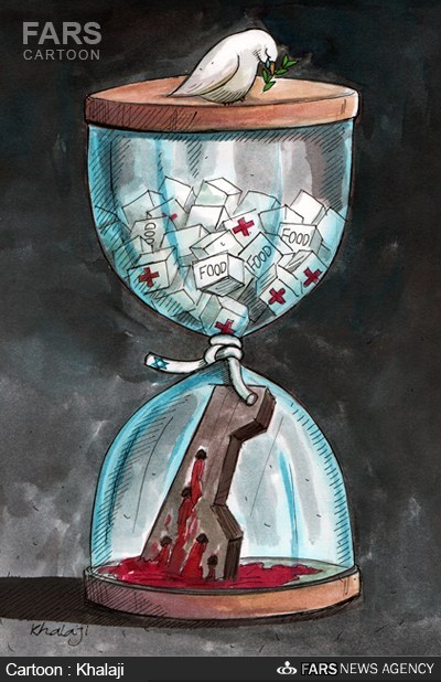 کاریکاتور/حملات رژیم صهیونیستی به غزه