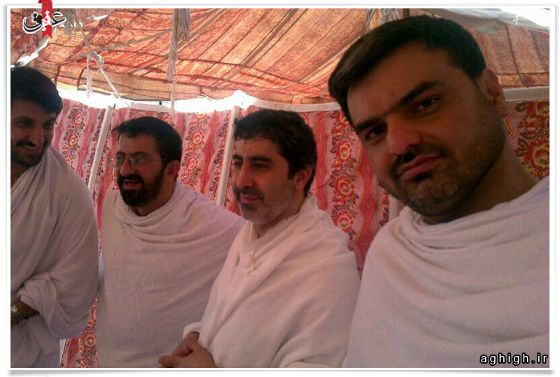 عکس/ چهار مداح در لباس احرام