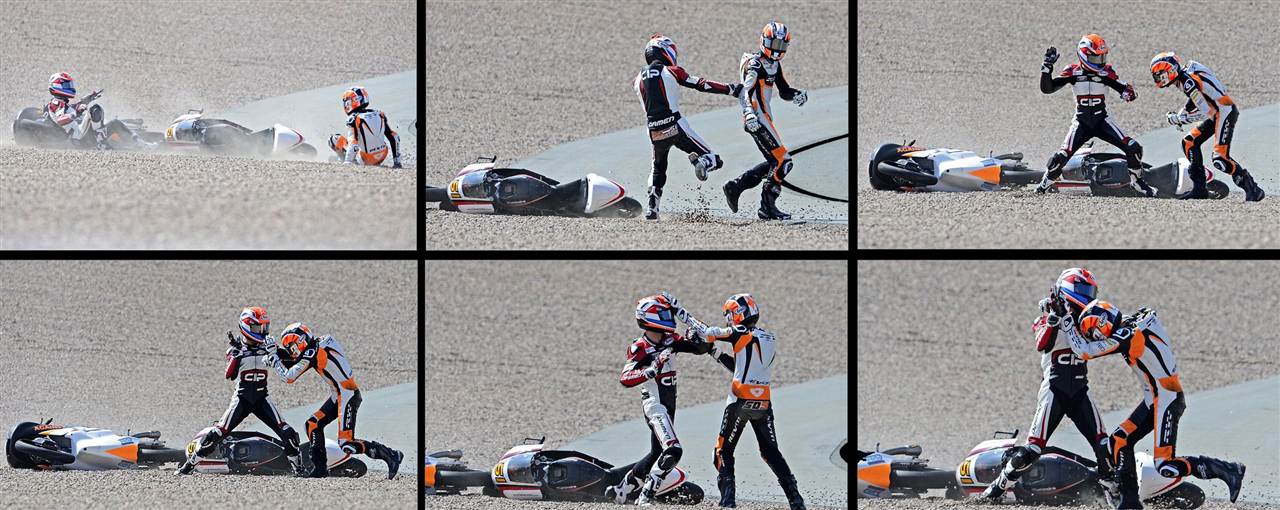 عکس/ کتک کاری کودکانه موتورسواران! عکس/ کتک کاری کودکانه موتورسواران!