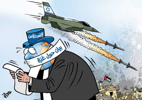 کاریکاتور/ بیانیه شورای امنیت درباره غزه