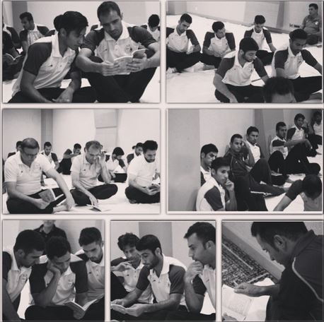 عکس/ مراسم شب قدر در اردوى استقلال