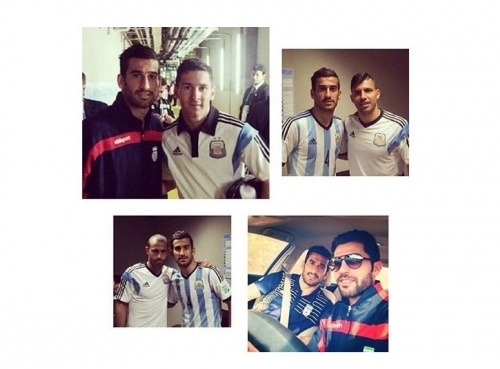 عکس یادگاری حاج‌صفی با مسی