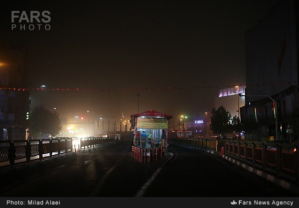 تصاویر/ هوای غبار آلود تهران