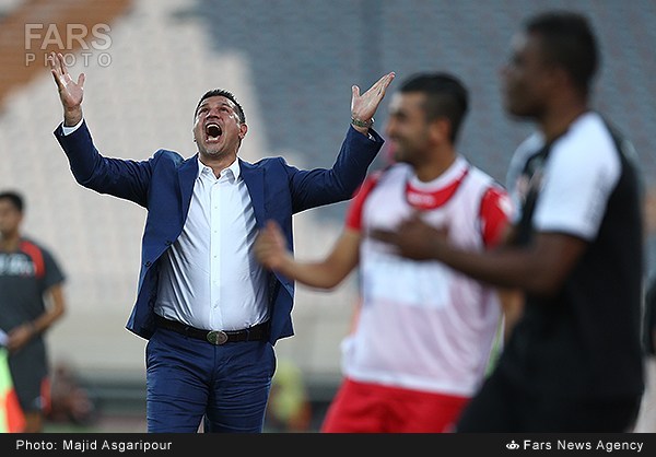 عکس/ اولین شادی دایی در لیگ چهاردهم