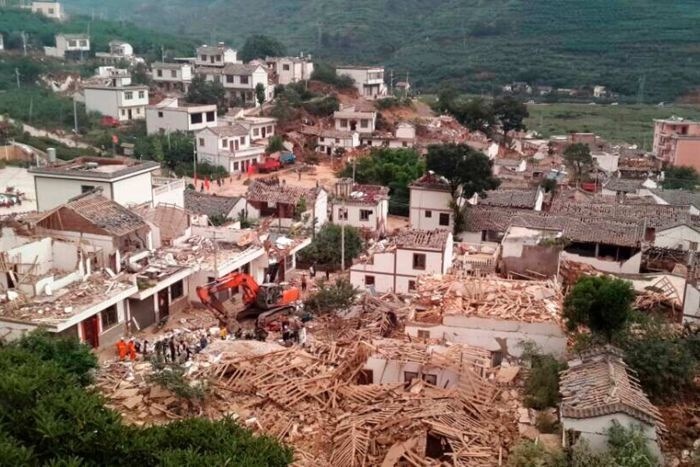 آخرین اخبار از زلزله چین +تصاویر