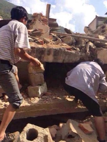 آخرین اخبار از زلزله چین +تصاویر