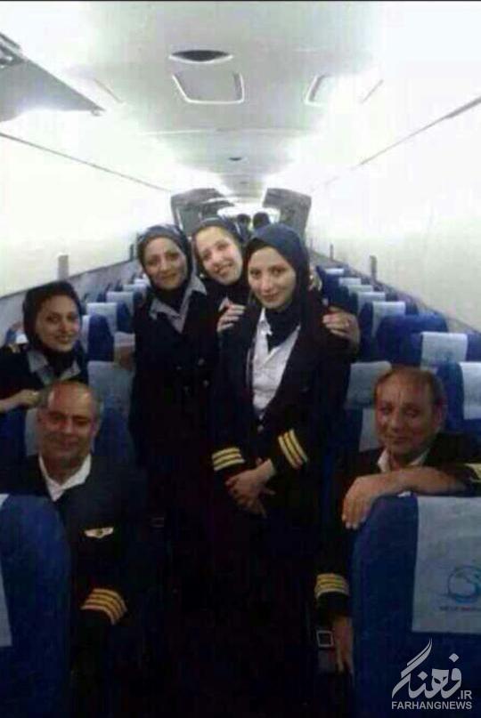 عکس/ خدمه‌ کشته‌‌شده‌ هواپیمای‌ ایران۱۴۰