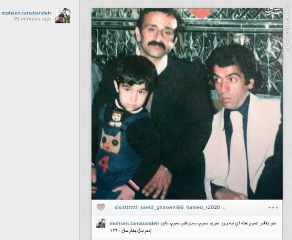 عکس/ کودکي محسن تنابنده