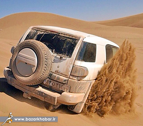 عکس/وقتی تویوتا FJ‌ کروز در کویر ایران گیر می‌کند!