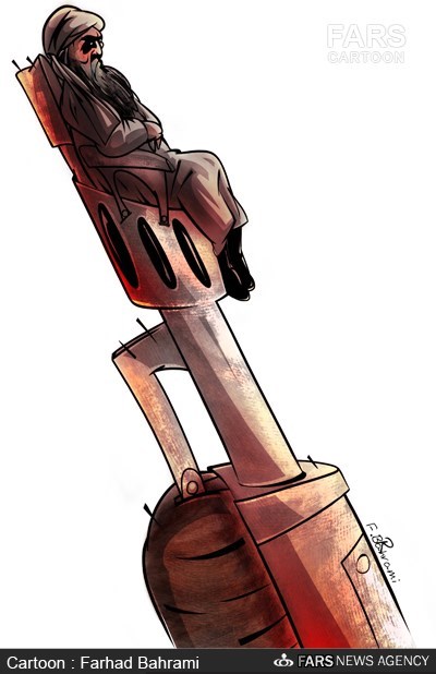 کاریکاتور/ صندلی نا امن خلافت داعش