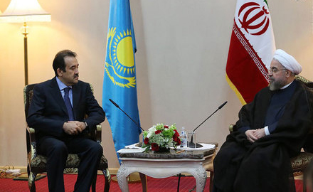 تصاویر/دیدار روحانی با نخست وزیر قزاقستان