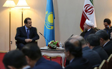 تصاویر/دیدار روحانی با نخست وزیر قزاقستان