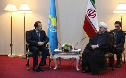 تصاویر/دیدار روحانی با نخست وزیر قزاقستان