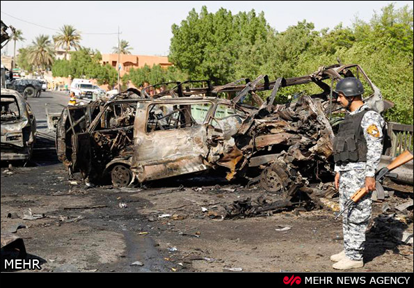 تصاویر/ 3 انفجار در منطقه شیعه‌نشین بغداد