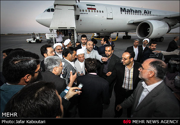 تصاویر/ سفر هاشمی به مشهد