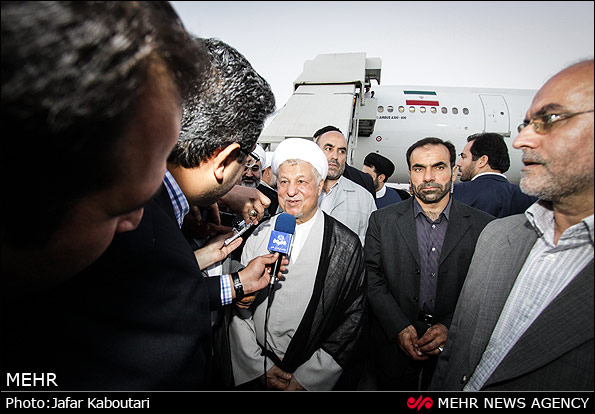 تصاویر/ سفر هاشمی به مشهد