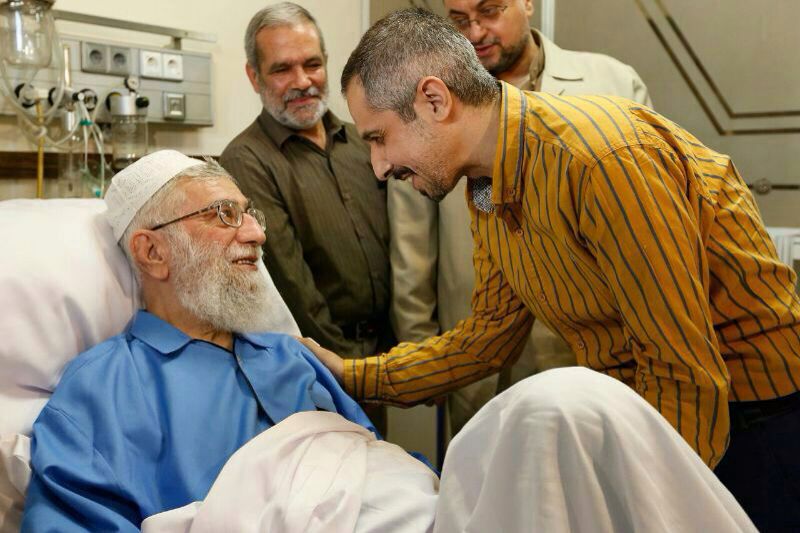 عکس/ عیادت جواد رضویان از رهبرانقلاب