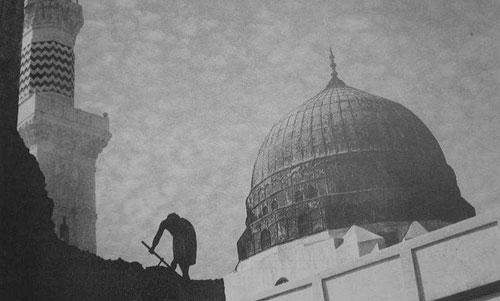 عکسی قدیمی از مسجدالنبی