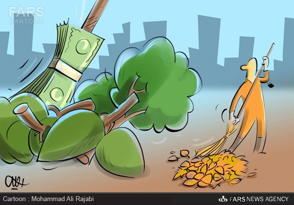 کاریکاتور/ خزان زود رس!