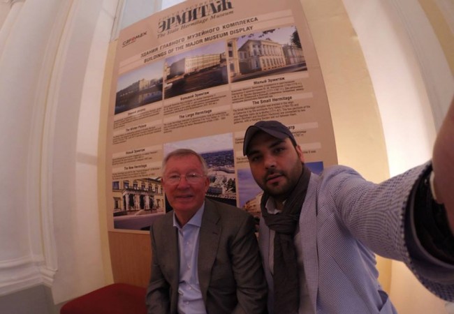 عکس/ سلفی احسان‌ علیخانی و فرگوسن