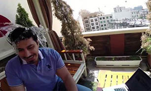 خسارت چالش آبیخ به آقای خواننده+عکس خسارت چالش آبیخ به آقای خواننده+عکس