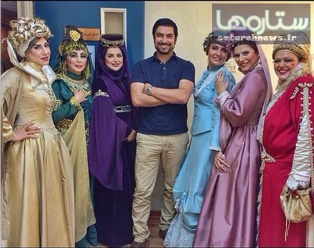 عکس/ مهدی پاکدل در کنار زنان شکسپر