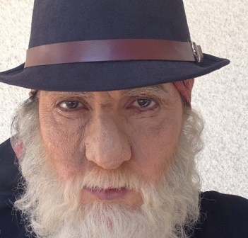 عکس/ فاطمه گودرزی در نقش پیرمرد