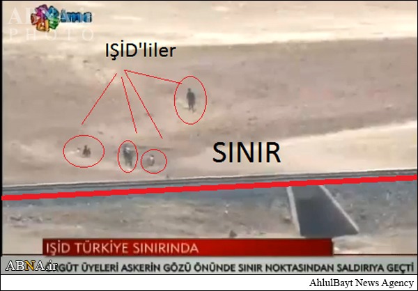 عبور عناصر داعش از مرز ترکیه +عکس