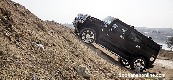 عکس/ تست قدرت هامر در اردبیل