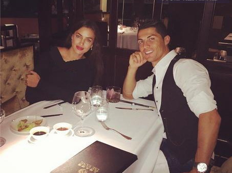 شام 70 یورویی رونالدو و همسرش +عکس