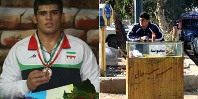 عکس/ سمبوسه فروشی قهرمان جهان