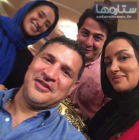 عکس/ سلفی دایی با دو بازیگر زن عکس/ سلفی دایی با دو بازیگر زن