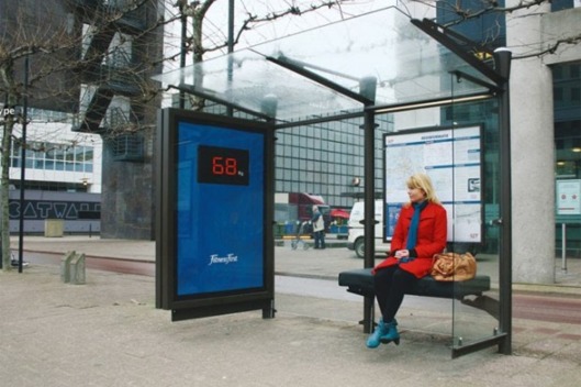 ایستگاه اتوبوس هوشمند+عکس