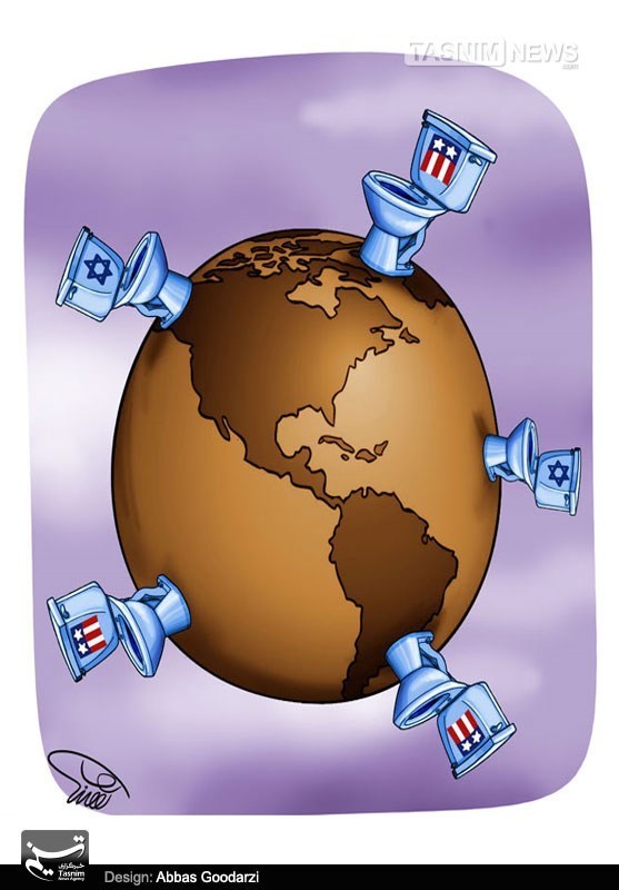 کاریکاتور/ خرابکاری‌های استکبار