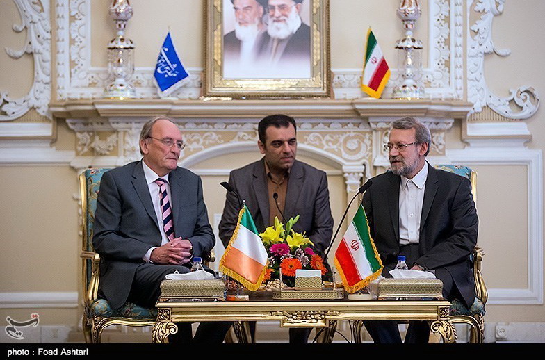 عکس/ دیدار روسای مجالس ایران و ایرلند