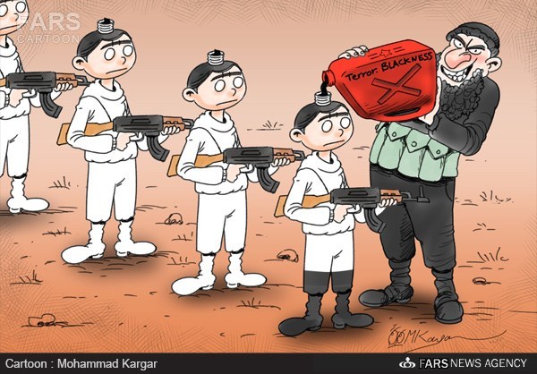 کاریکاتور/ نخستین گردان کودکان داعش کاریکاتور/ نخستین گردان کودکان داعش