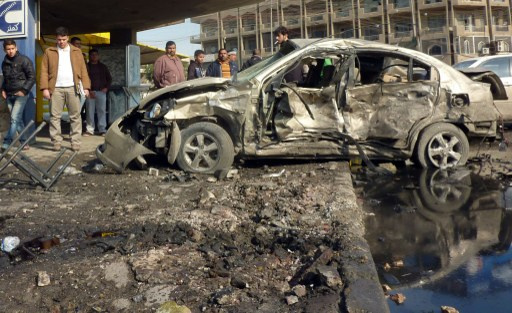 انفجارخودروی‌بمبگذاری‌شده‌دربغداد+عکس