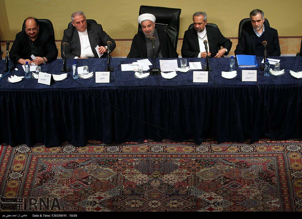 عکس/جلسه‌سرمایه‌گذاران‌باحضورروحانی