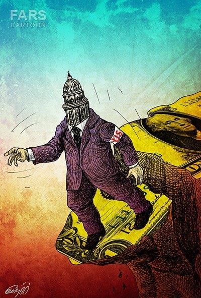 کاریکاتور/ دولت تعطیل آمریکا