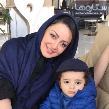 عکس/ شیلا خداداد و پسرش