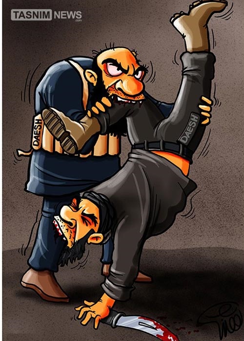 کاریکاتور/ دعوای خانوادگی داعش!